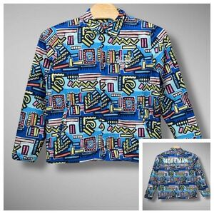 Herschel Supply Hoffman California Voyage Windbreaker Packable Snap Jacket Large